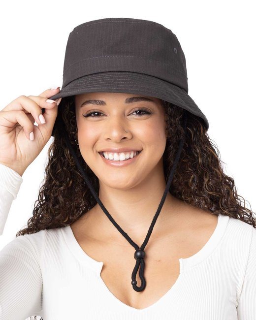 Big Accessories BA643 Lariat Boonie Hat Doba OS CHARCOAL